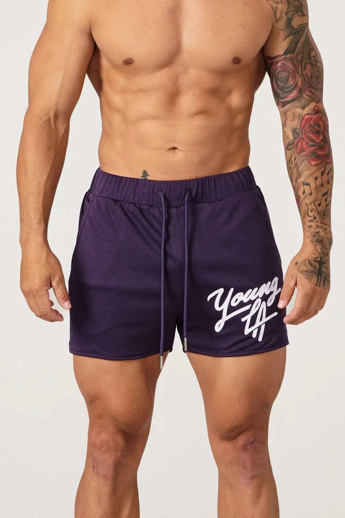 Young LA Trendy Beach Shorts - MENLL